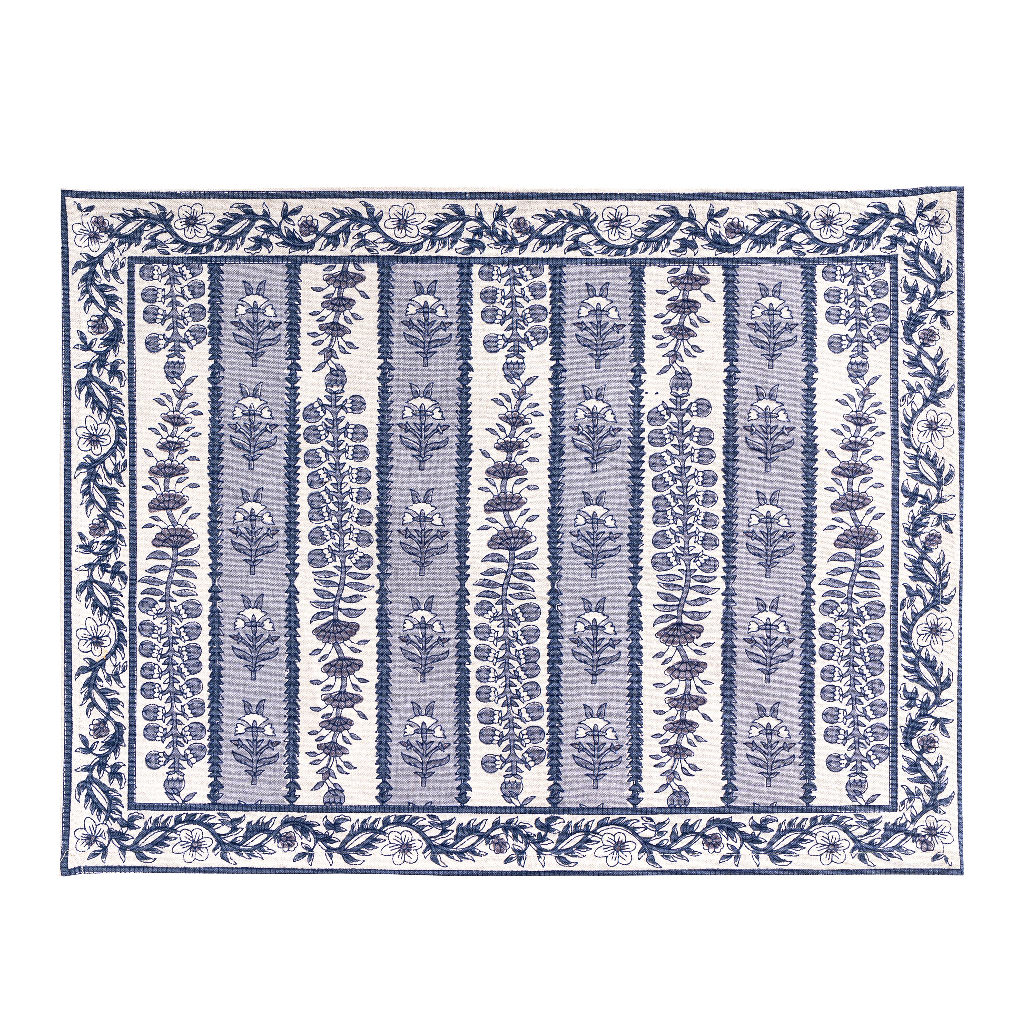 Provence Avignon Mats in Blue & Marine, Set of 6