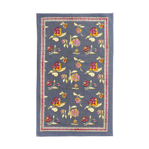Pansy Tea Towels Red & Grey, Set of 3