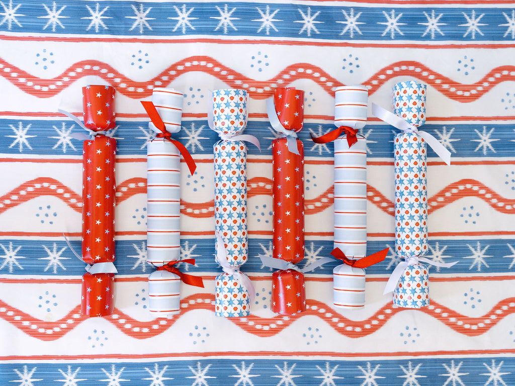 Fourth of July Party Crackers, Set of 6