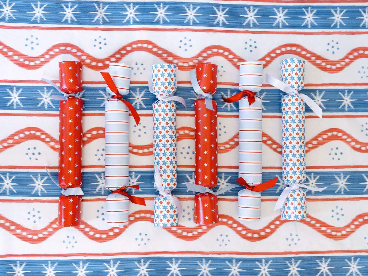 Fourth of July Party Crackers, Set of 6