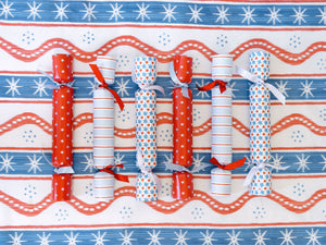 Fourth of July Party Crackers, Set of 6
