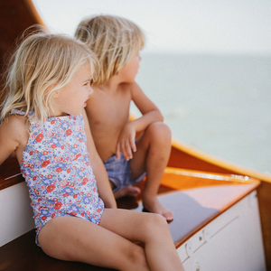 Girl’s Americana Blossom Crossover One Piece