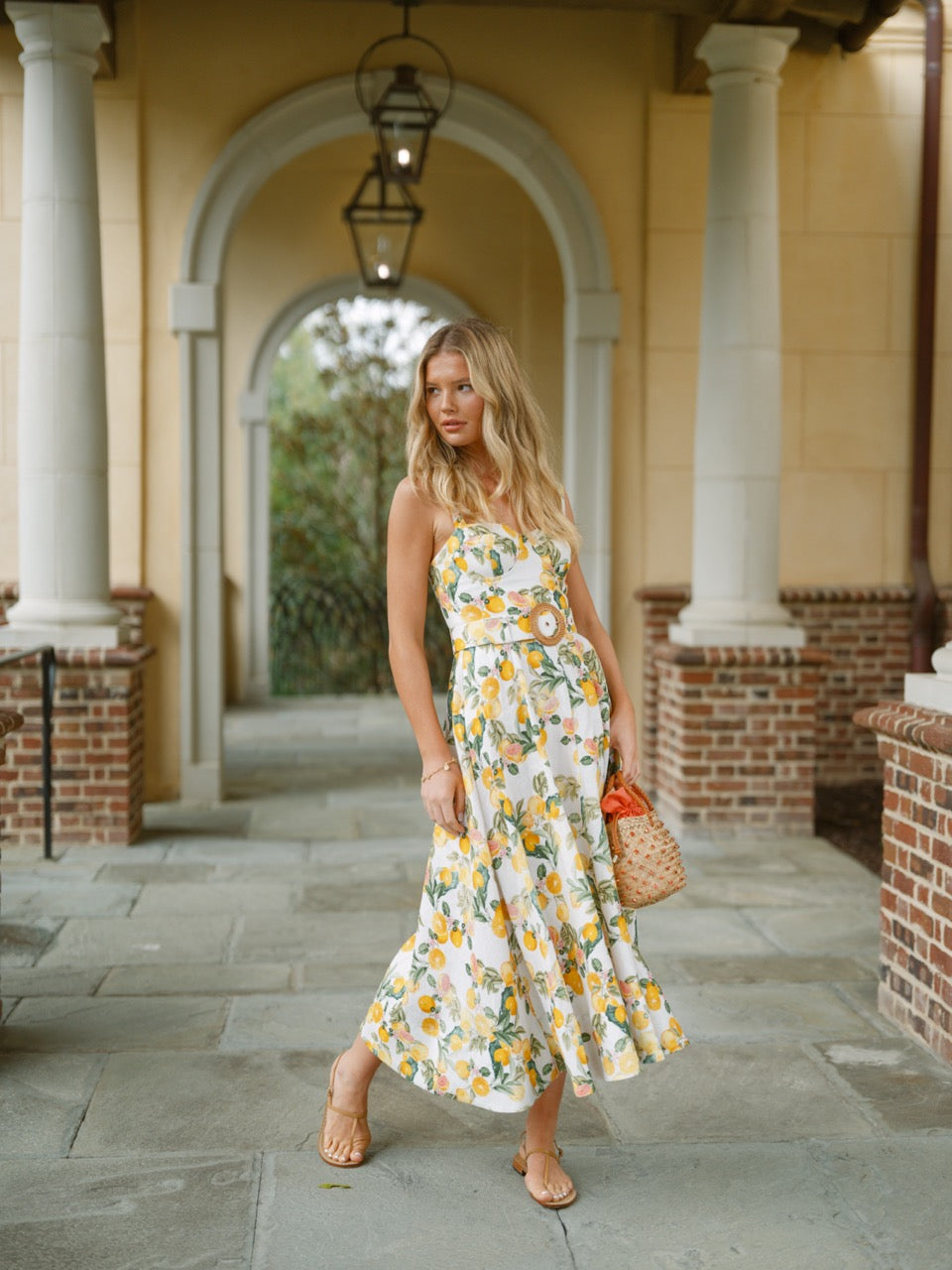Calypso Dress in Cara Cara Citrus