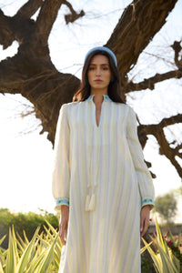Silver Palm Caftan