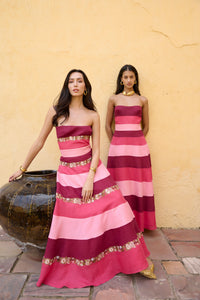Bloom Stripe Dress