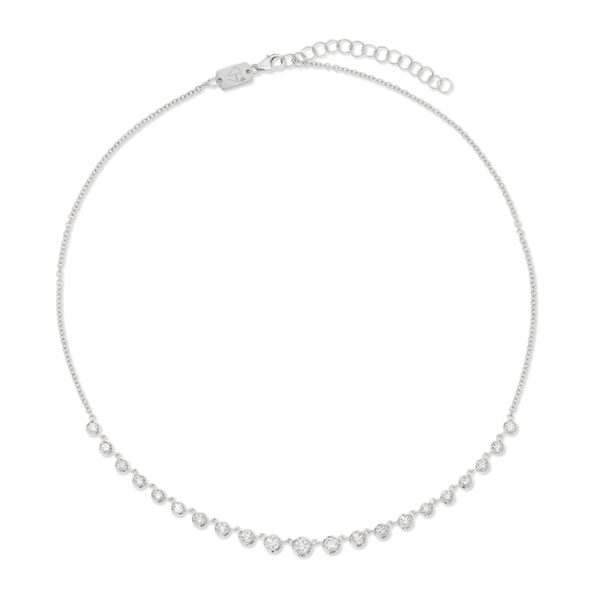 14k white gold