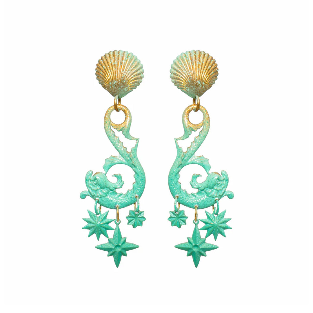 Aqua Neptune Earrings