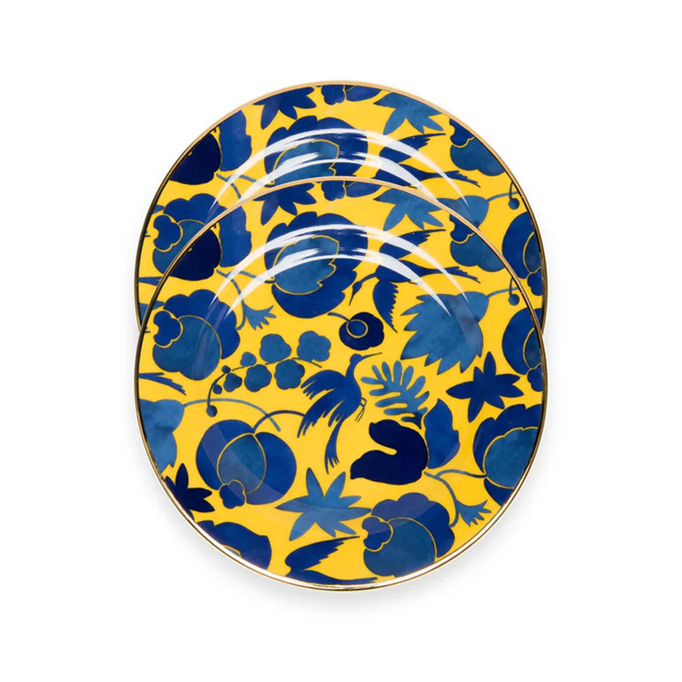Dessert Plates in Wildbird Light Blue, Set of 2