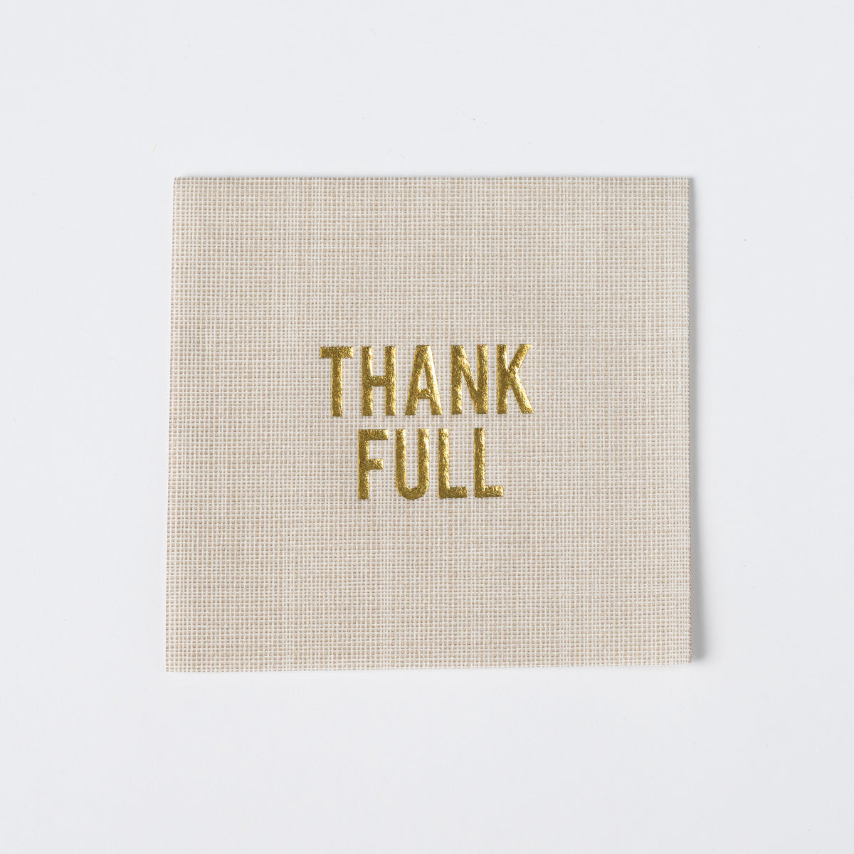 Thank Full Disposable Napkins, Set of 16