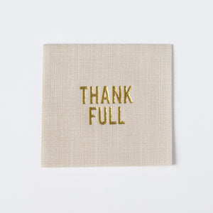 Thank Full Disposable Napkins, Set of 16