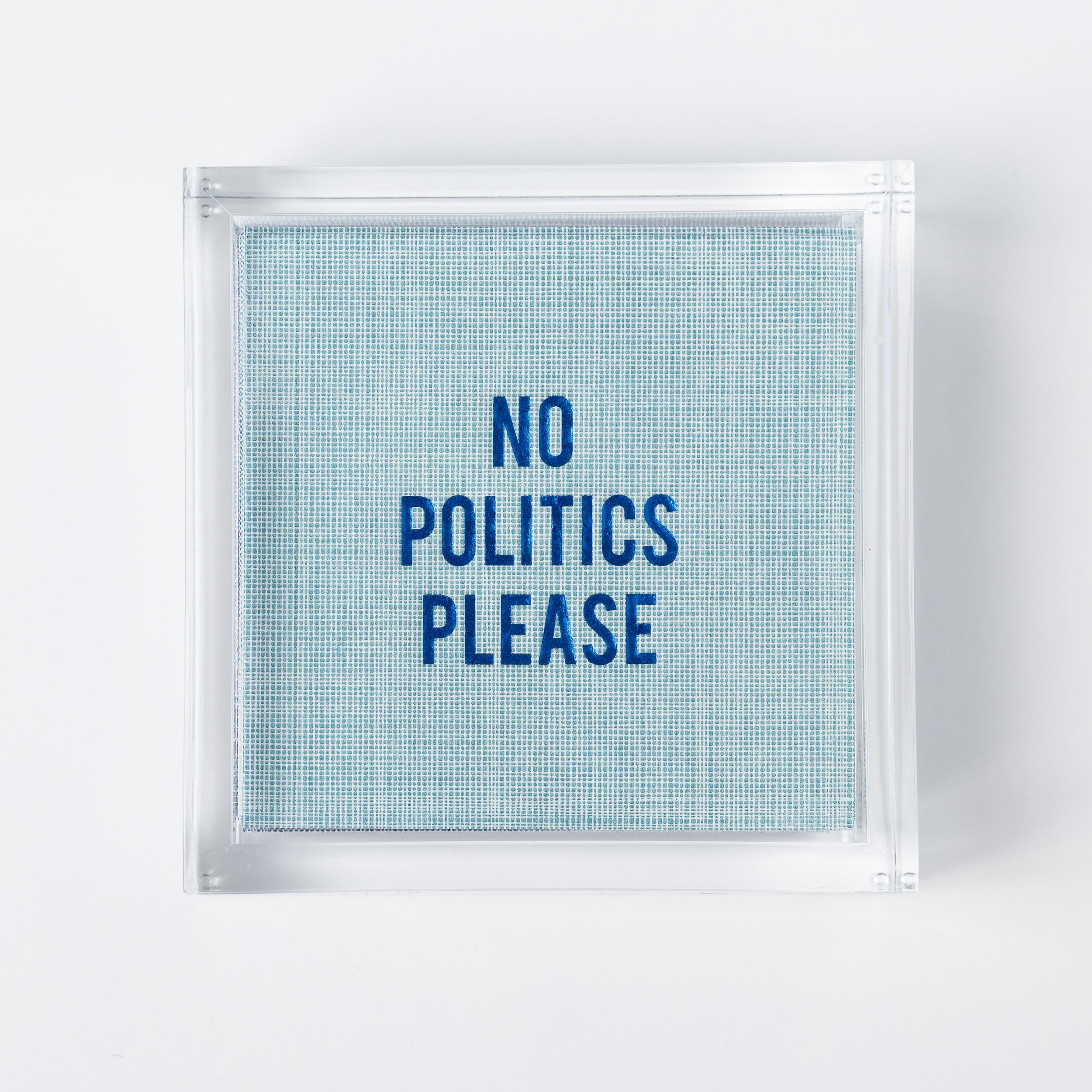 "No Politics Please" Disposable Napkins, Set of 16