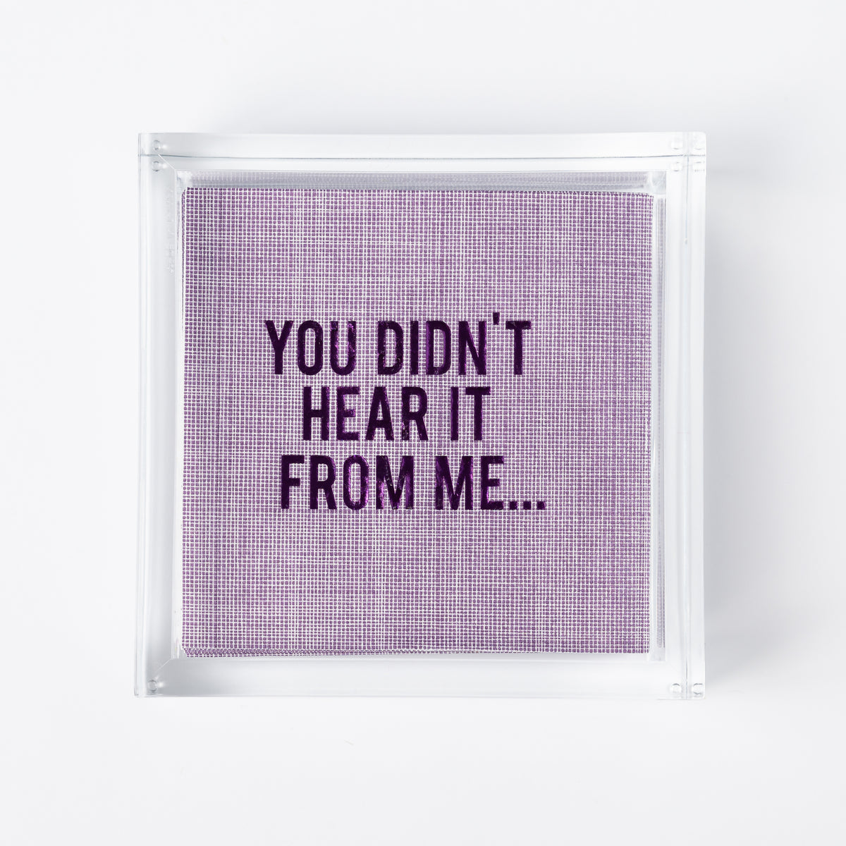 Acrylic Disposable Napkin Case