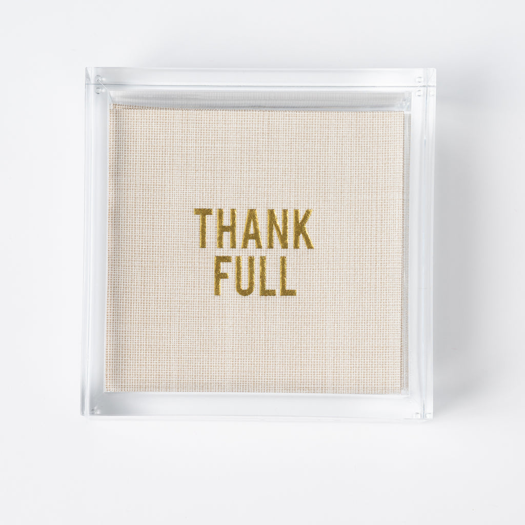 Thank Full Disposable Napkins, Set of 16