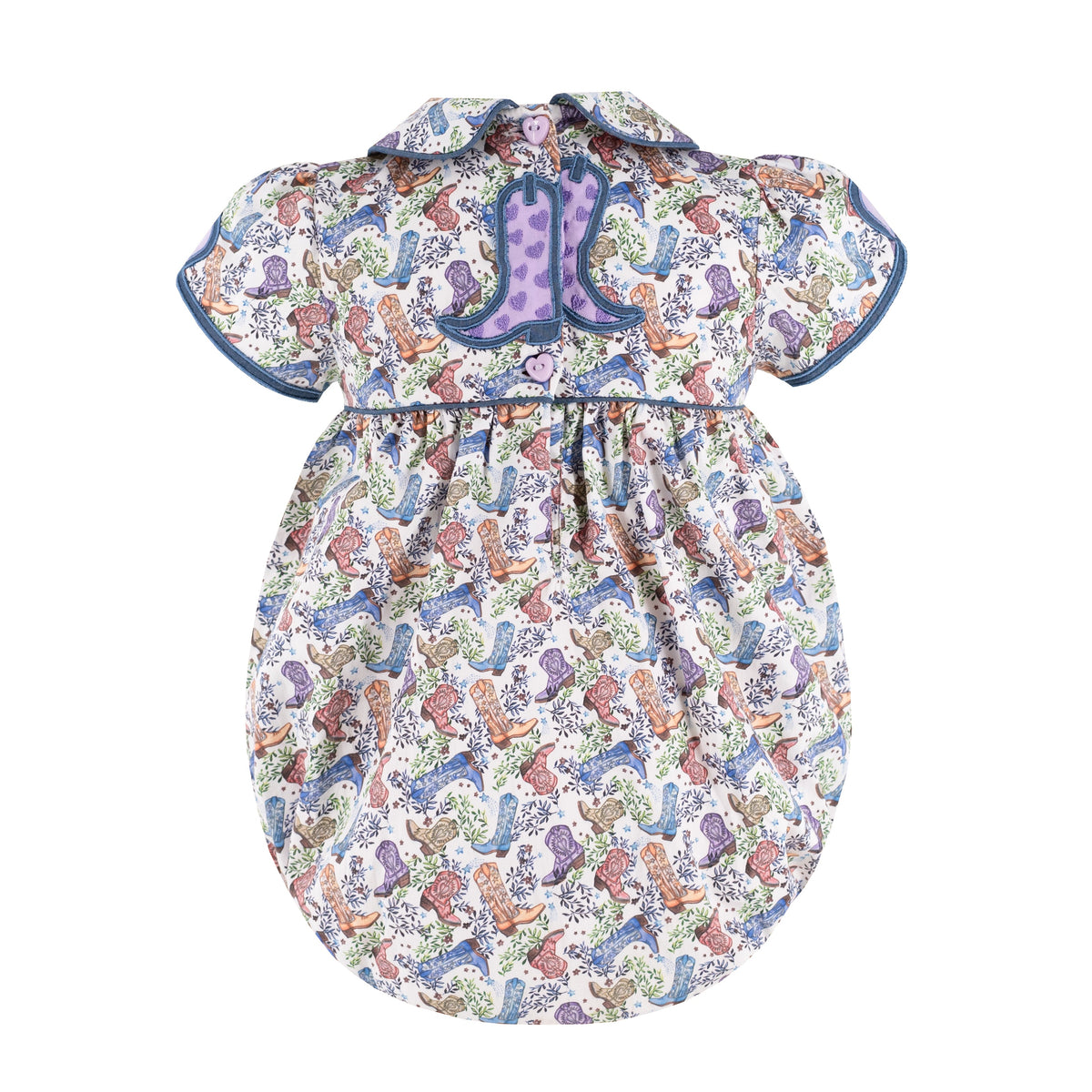Sarita Girl Bubble in Boots Print