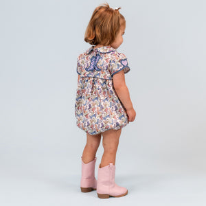 Sarita Girl Bubble in Boots Print