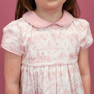 Sarita Girl Dress in Dallas Print