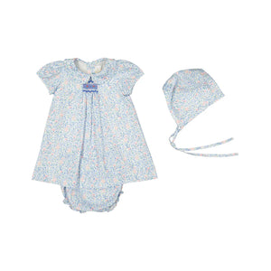 Olympe Baby Set Floral Blue