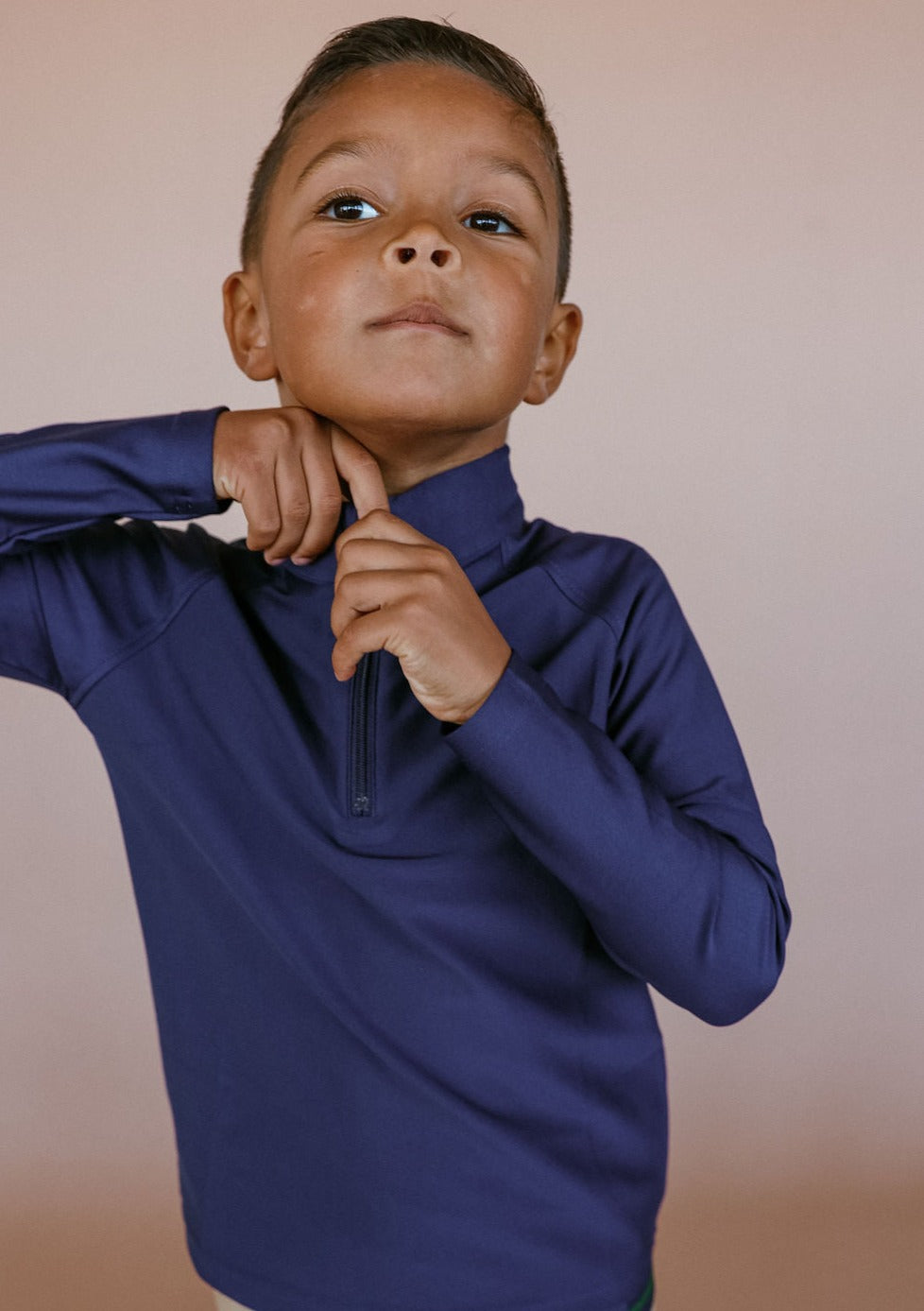 Half-Zip in Navy