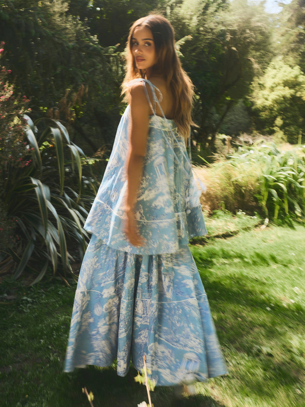 Lucca Skirt in Forever Toile