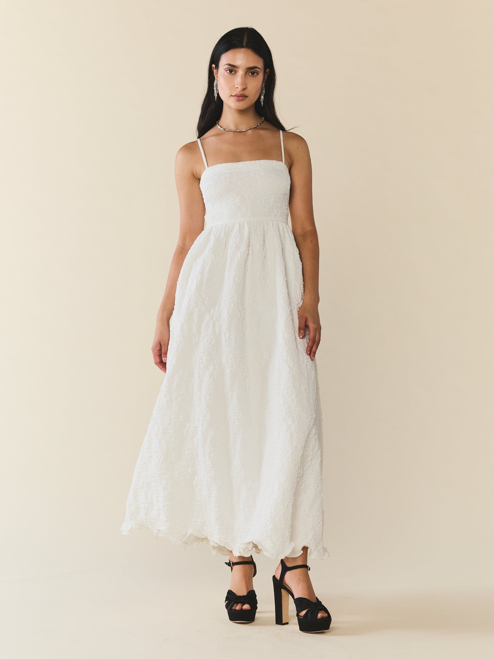 Gavin Dress in Chapel White Floral