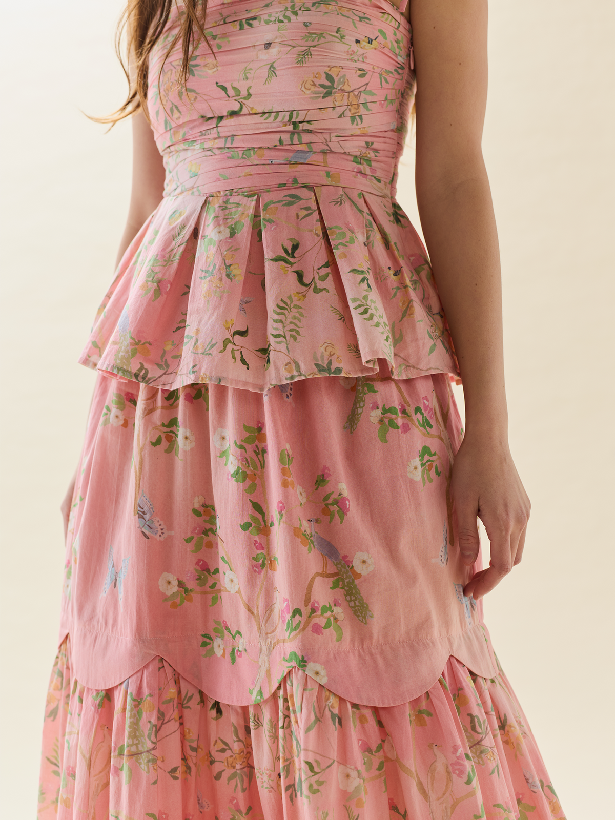 Erin Skirt in Peony Peacock x Larsen McDowell