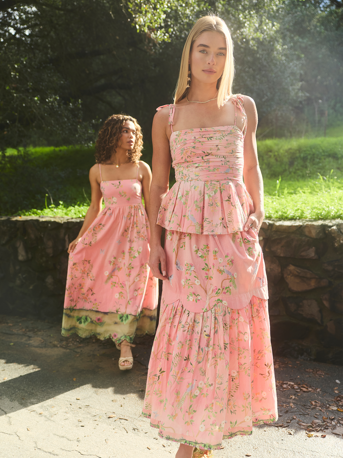 Erin Skirt in Peony Peacock x Larsen McDowell