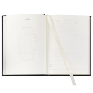 Entertaining Book in Beechwood Pebble Grain Leather