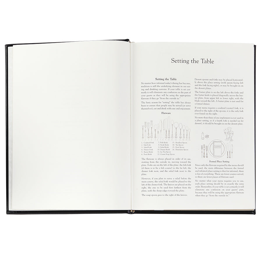 Entertaining Book in Beechwood Pebble Grain Leather