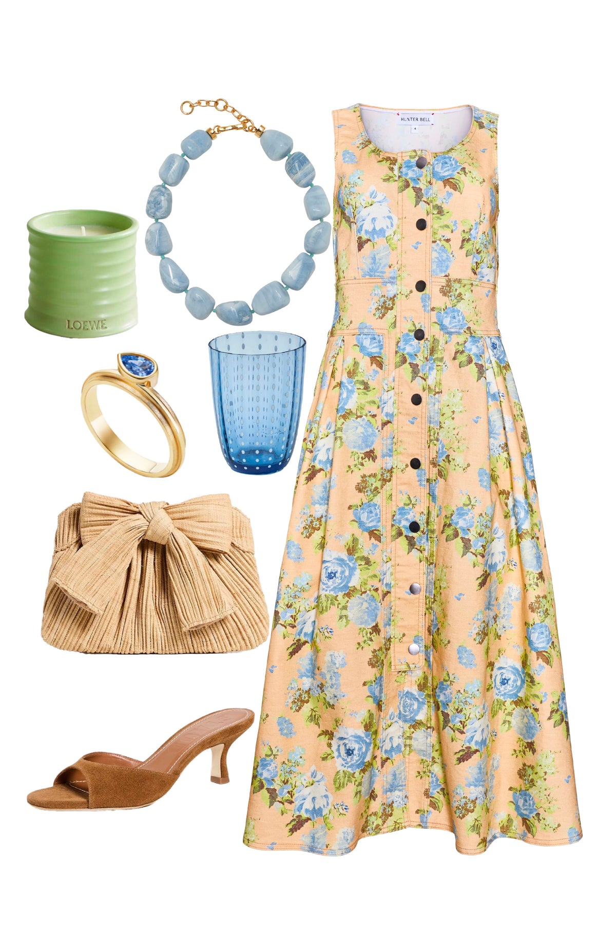 Thompson Dress in Garden Rose Peri