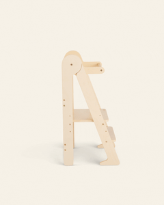 Foldable Kitchen Helper Tower by Piccalio in Natural
