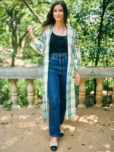 EDDY x Mckenzie Depinto Melly Jacket in Green Plaid & Floral