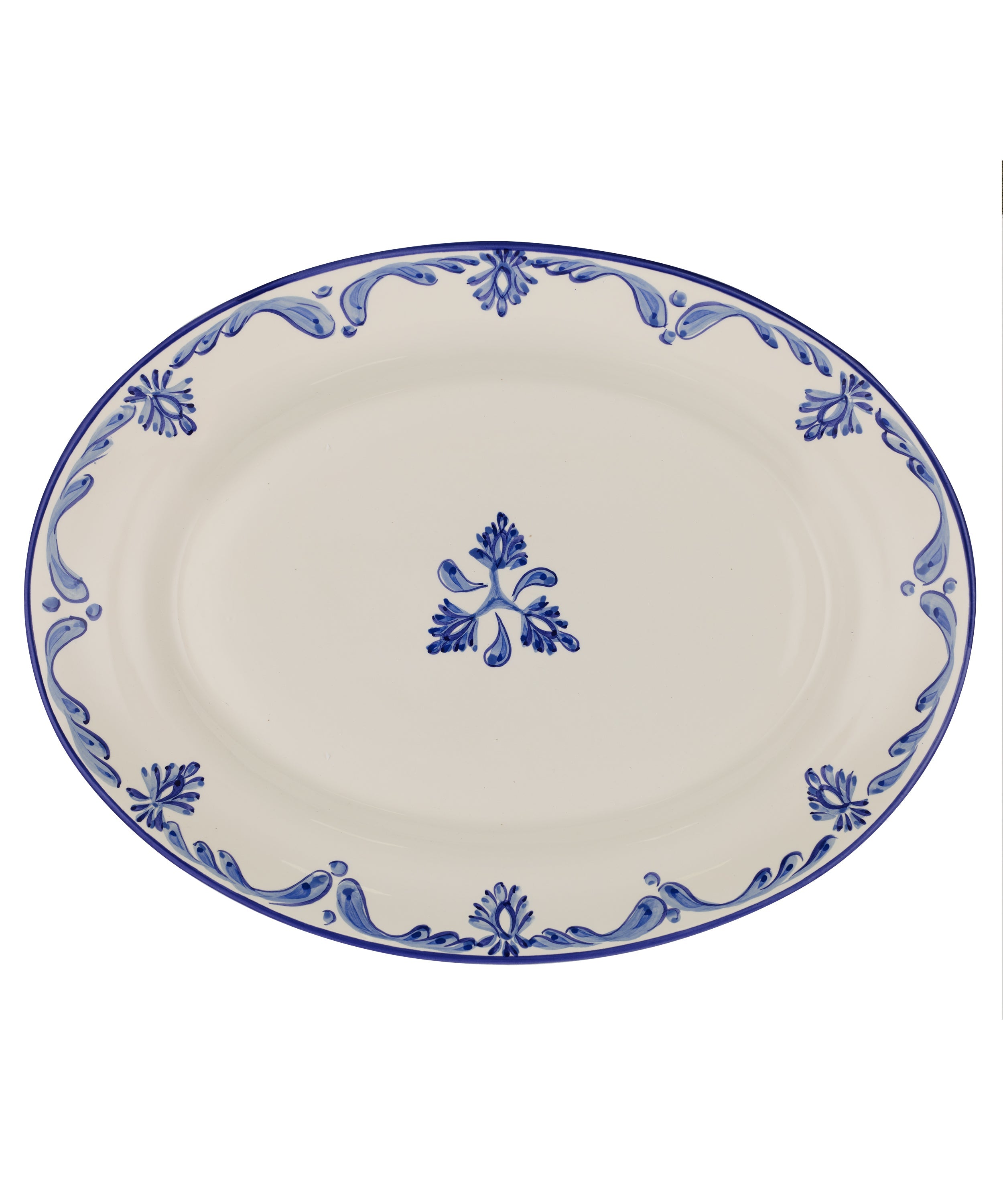 Rebecca Udall Eleanor Platter, Blue Pattern
