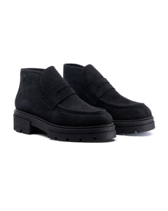 Elia Suede Boot in Black