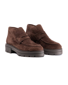 Elia Suede Boot in Chocolate