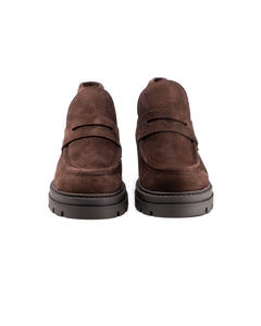 Elia Suede Boot in Chocolate