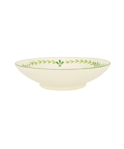 Rebecca Udall Elouise Pasta Bowl Crockery, Sage Green Frontal View