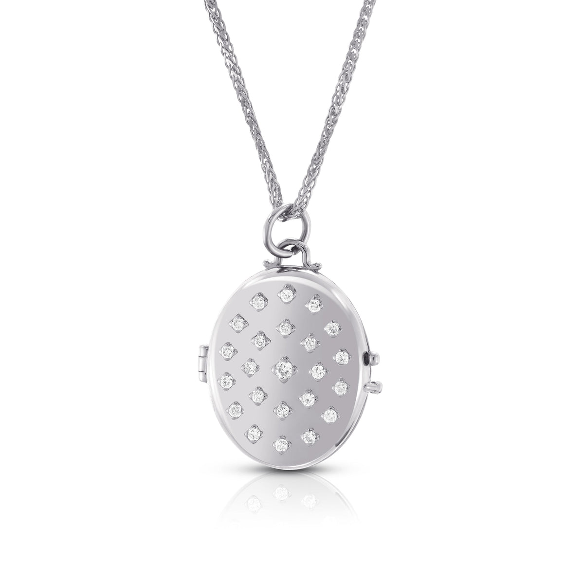 14k white gold