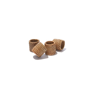 Everyday Natural Napkin Ring, Set of 4
