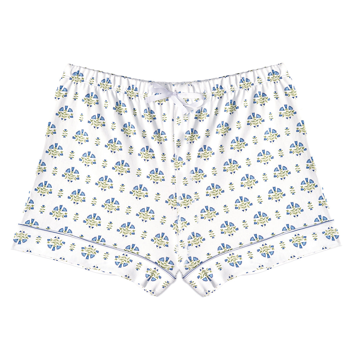 Posy Floral Block Women's Button Front Short Pajama Set