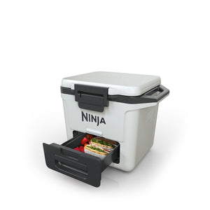 FrostVault 30qt Hard Cooler w/ Dry Zone in Cloud White
