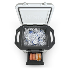 FrostVault 30qt Hard Cooler w/ Dry Zone in Cloud White