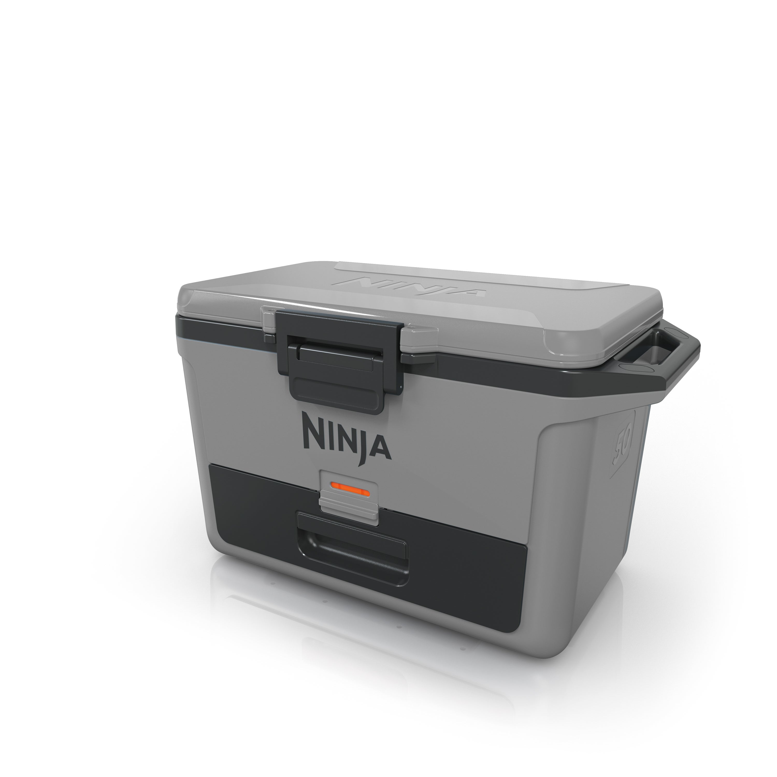FrostVault 50 qt Hard Cooler with Dry Zone in Slate Gray