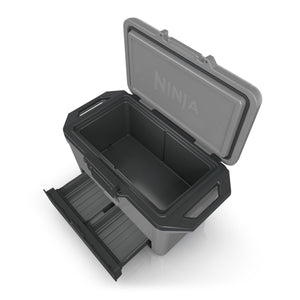 FrostVault 50 qt Hard Cooler with Dry Zone in Slate Gray
