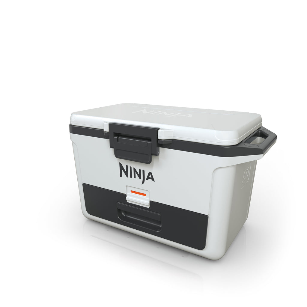 FrostVault 50 qt Hard Cooler with Dry Zone in Cloud White
