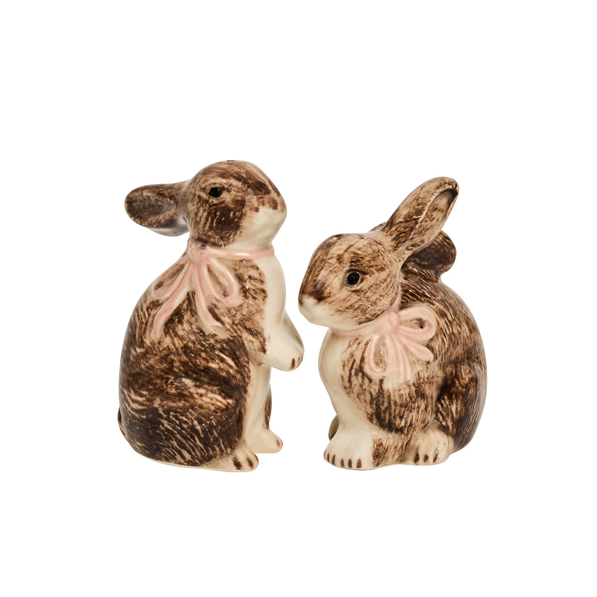 Clever Creatures Bunny Salt and Pepper in Napoleon & Josephine in Multi, Set of 2