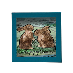 Clever Creatures Bunny Salt and Pepper in Napoleon & Josephine in Multi, Set of 2