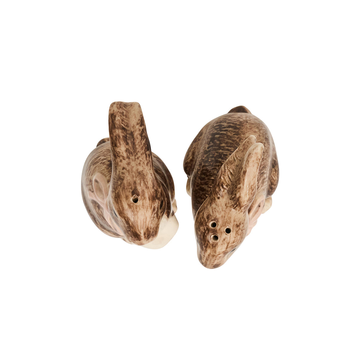 Clever Creatures Bunny Salt and Pepper in Napoleon & Josephine in Multi, Set of 2