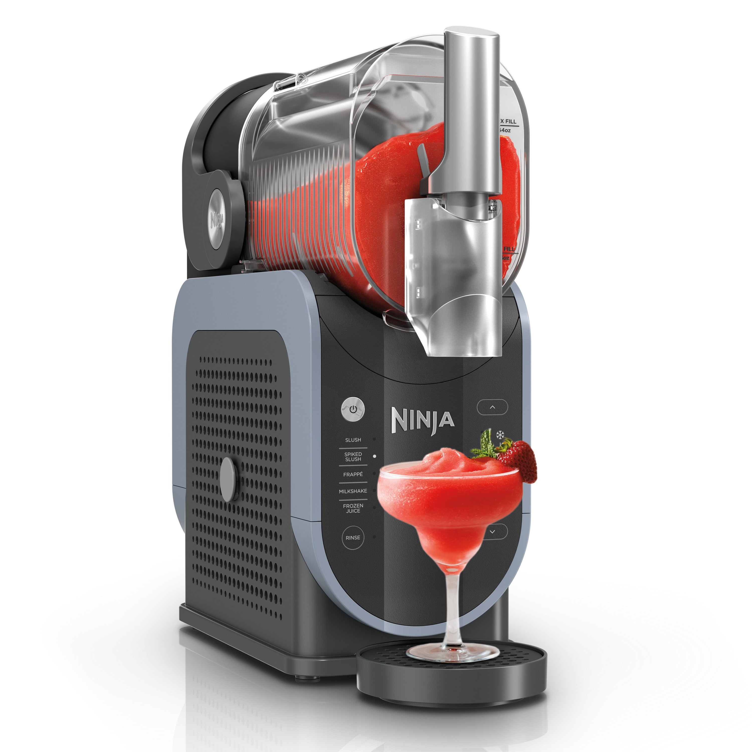 Slushi 5-in-1 Professional Frozen Drink Maker in Arctic Blue & Gray