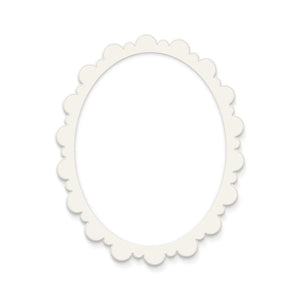 Fleur x Natalie Erwin Valmont Oval Portrait Wall Frame, 22" x 27.5"