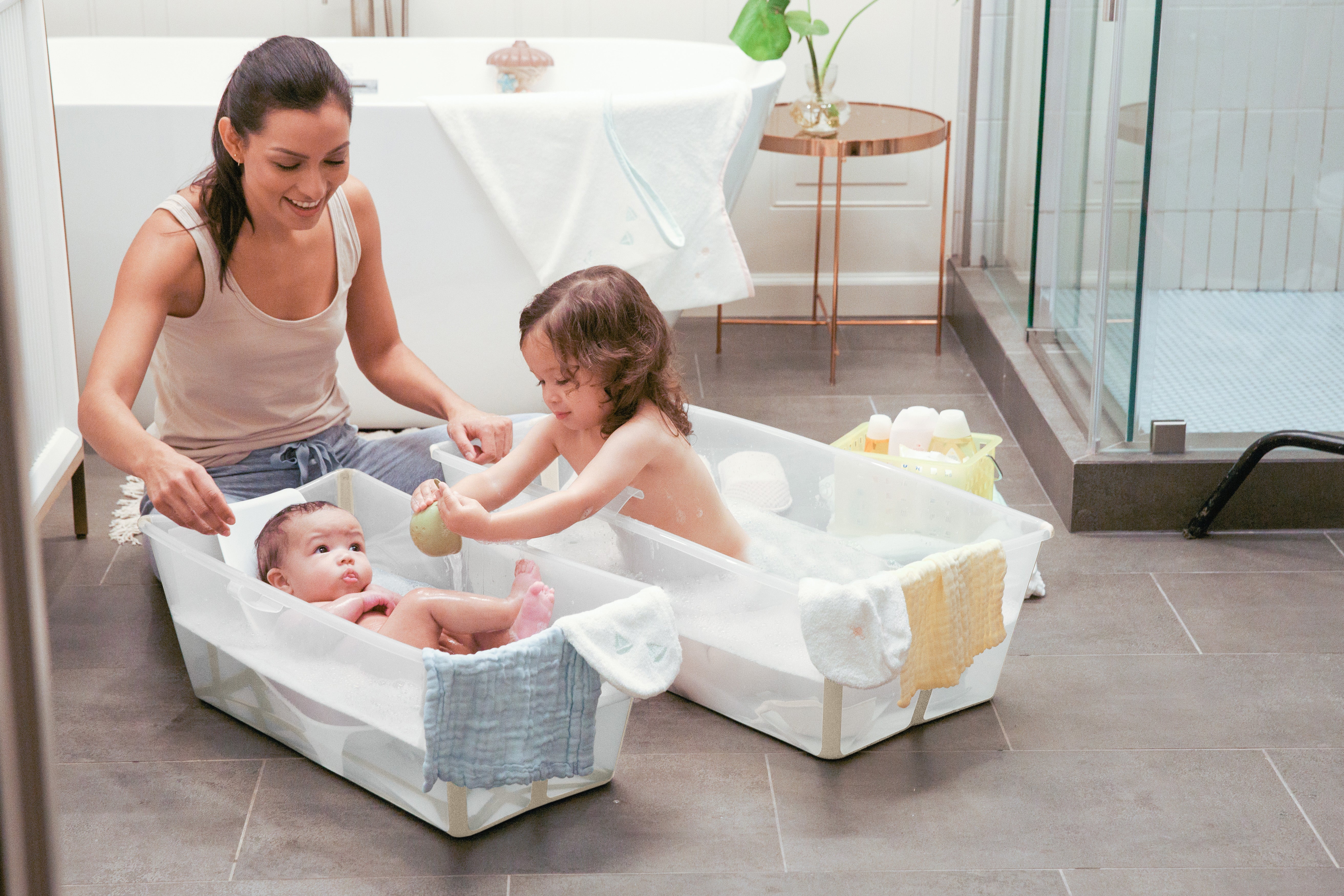 Flexi Bath® X-Large Bundle in Sandy Beige
